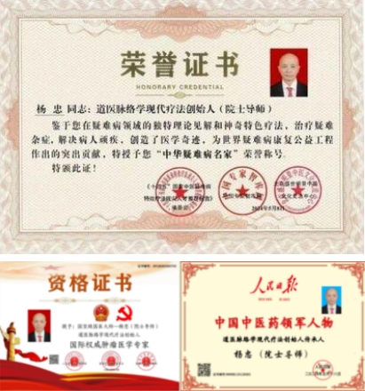 两会重点推荐 中华道医脉络学现代疗法创始人---杨忠